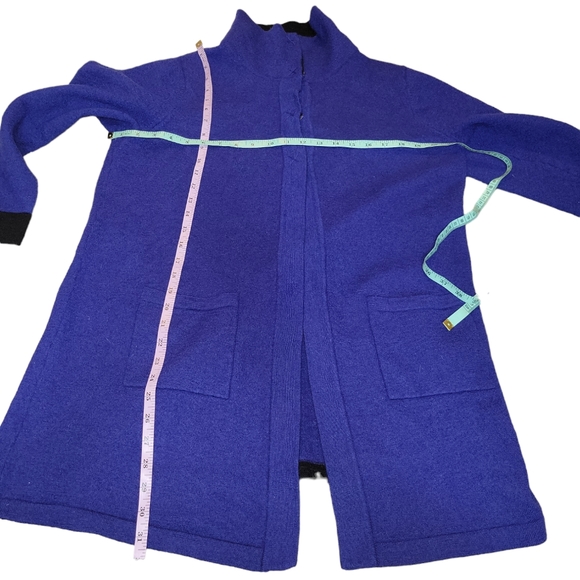 Chico's Cardigan mock turtleneck 100% wool - Picture 6 of 8